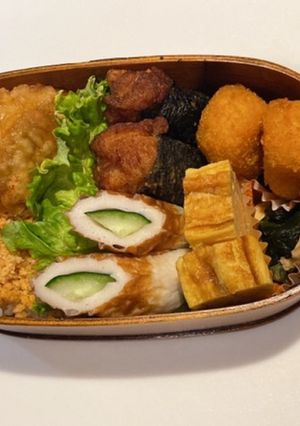 ピリ辛しゃけ弁当-レシピのメイン写真