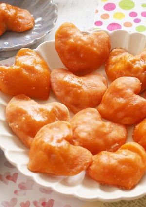 バレンタインに♡簡単カリもちハート餃子-レシピのメイン写真