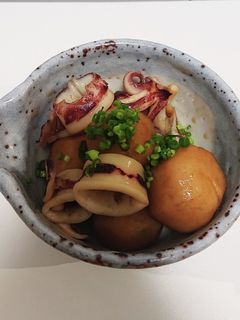 里芋といかの煮物-レシピのメイン写真