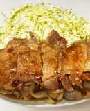パパの生姜焼き　〜玉ねぎキャベツ多めで〜