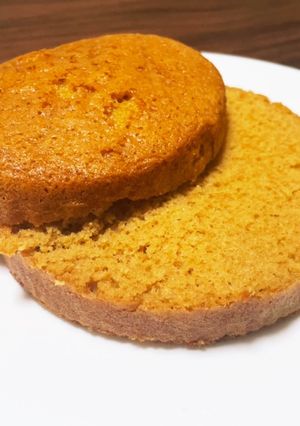 ほろ苦キャラメルスポンジケーキ-レシピのメイン写真