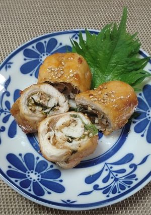 ササミの梅しそ巻き-レシピのメイン写真