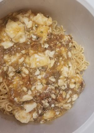 麻婆豆腐リメイク 簡単 麻婆ラーメン-レシピのメイン写真
