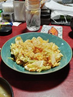 キャベツと卵のオイマヨ炒め-レシピのメイン写真