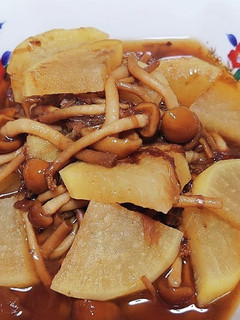 株とりなめこと大根のおかか煮-レシピのメイン写真