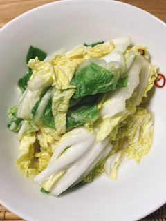 白菜漬け(白だしピリ辛風)-レシピのメイン写真