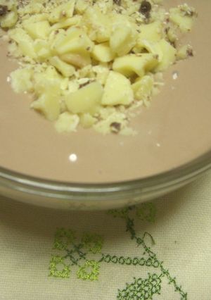 チョコクリーム＆チョコヨーグルト-レシピのメイン写真