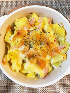 カレー風味ポテトのチーズ焼き-レシピのメイン写真