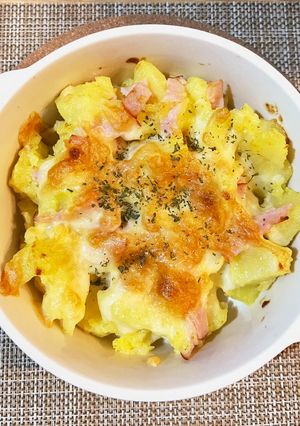 カレー風味ポテトのチーズ焼き-レシピのメイン写真