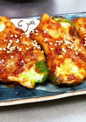 ピーマンととろ〜りチーズの肉巻き-レシピのメイン写真