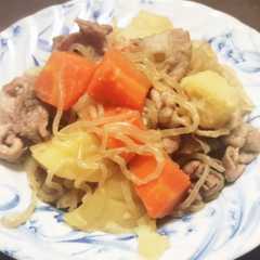 初めて、肉じゃが作りました-レシピのメイン写真