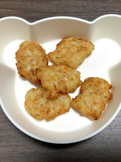離乳食幼児食ふわふわ山芋チキンナゲット -レシピのメイン写真