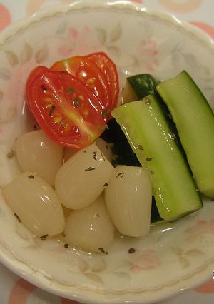 市販の甘酢らっきょで簡単ピクルス-レシピのメイン写真