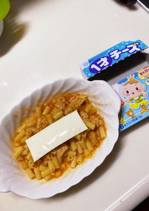 ★手抜き★1才離乳食　マカロニグラタン-レシピのメイン写真