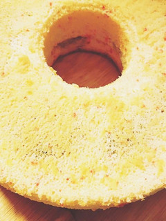 桜と抹茶のシフォンケーキ-レシピのメイン写真