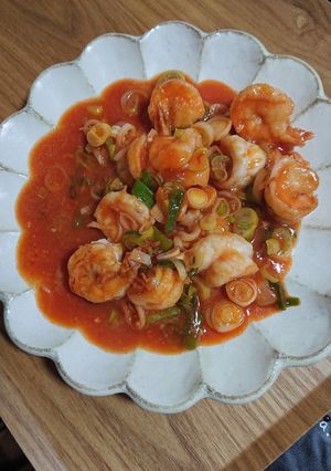 エビチリ。お子様でも食べられる。-レシピのメイン写真