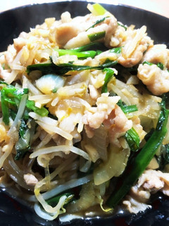 子どもでも食べやすい【肉ニラ炒め】-レシピのメイン写真