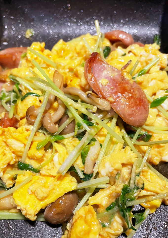 豆苗のオイスター炒め-レシピのメイン写真