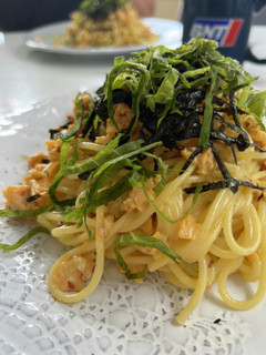明太子を使わない明太子風クリームパスタ-レシピのメイン写真