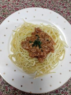 ハンバーグタネで超簡単!ミートソース♡-レシピのメイン写真