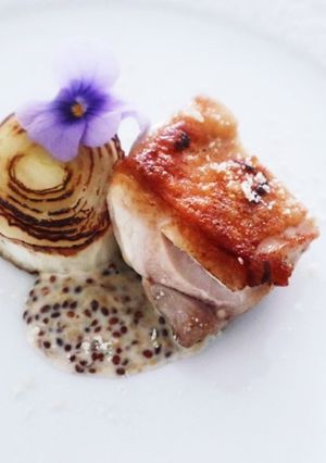おうちフレンチ　鶏肉と白葱のポワレ-レシピのメイン写真