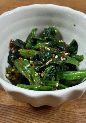 簡単ほうれん草の胡麻和え-レシピのメイン写真