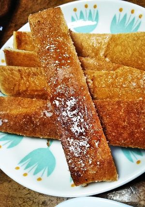 パン耳ラスク❨揚げずにソテー❩-レシピのメイン写真
