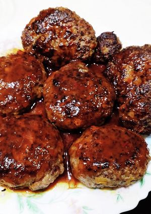 栄養たっぷりハンバーグ-レシピのメイン写真