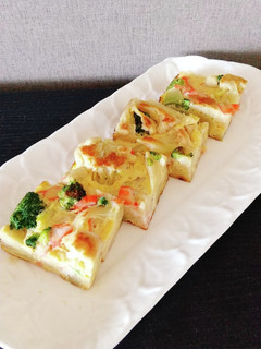 週末残り物 オープンオムレツ風-レシピのメイン写真