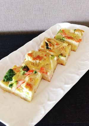 週末残り物　オープンオムレツ風-レシピのメイン写真