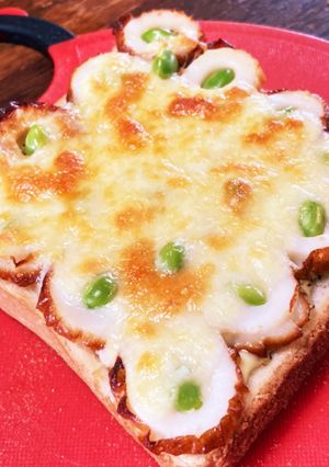 枝豆ちくわトースト-レシピのメイン写真