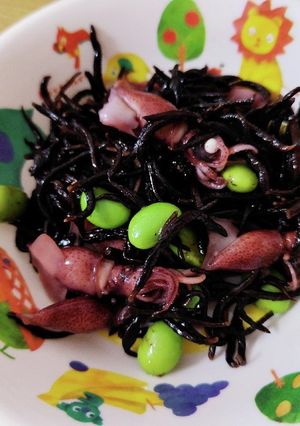 砂糖なし♪ホタルイカとひじきにんにく醤油-レシピのメイン写真