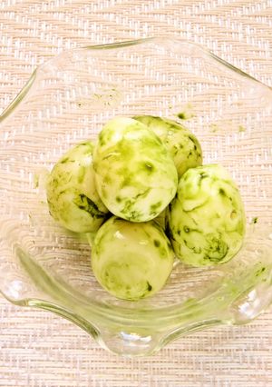 ☺お弁当に☆うずら玉子の抹茶ピクルス☺-レシピのメイン写真