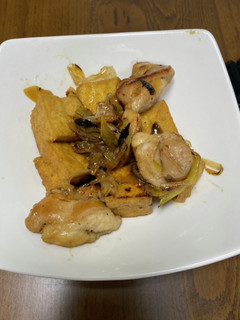 厚揚げと鶏肉の麺つゆ焼き☆-レシピのメイン写真