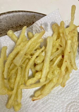 シンプル ごぼうの天ぷら かけうどんにも-レシピのメイン写真