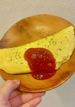 チーズオムレツ-レシピのメイン写真
