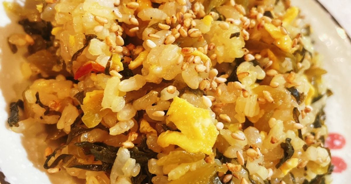 【高菜ごはん♡】 鶏ごぼうと高菜の御飯｜セブン‐イレブン