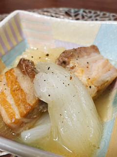 炊飯器で簡単!新玉ねぎと豚バラの煎り酒煮-レシピのメイン写真