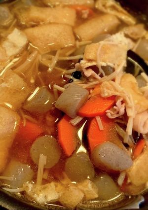 具沢山けんちん汁風ヘルシー和スープ-レシピのメイン写真