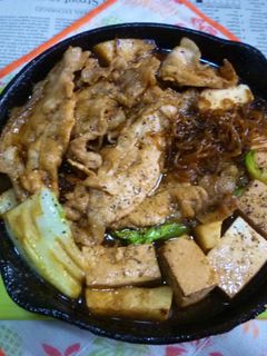 イシスキで豚ロースのすき焼き風-レシピのメイン写真