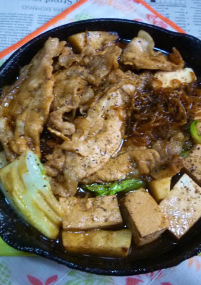 イシスキで豚ロースのすき焼き風-レシピのメイン写真