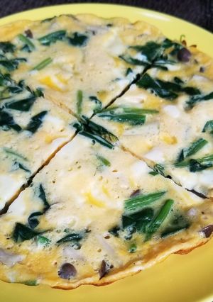 スキレットで簡単キッシュ風玉子焼き-レシピのメイン写真