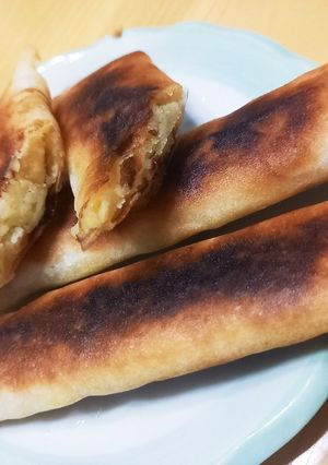 スイートポテト風春巻き-レシピのメイン写真