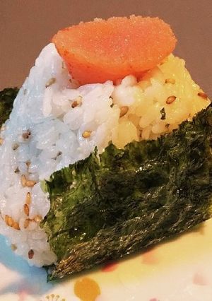 ◆簡単♡ごま油香る塩おにぎり~明太子~◆-レシピのメイン写真