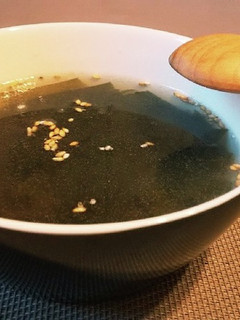 ◆簡単&短時間♡焼肉屋風わかめスープ◆-レシピのメイン写真