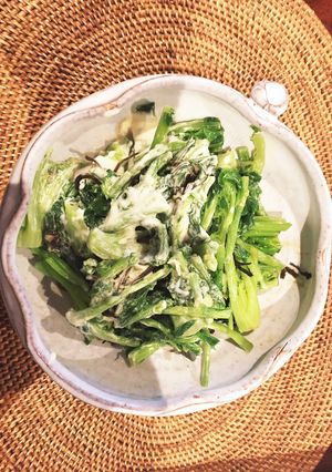 かき菜の簡単美味しいサラダ-レシピのメイン写真
