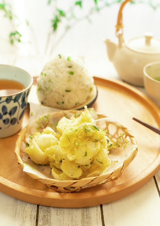 ちりめんじゃことゆり根のかきあげ-レシピのメイン写真