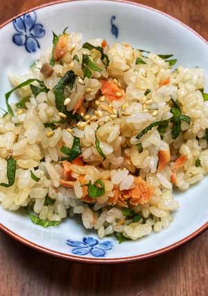 鮭と大葉の混ぜご飯-レシピのメイン写真