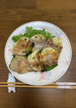からし蓮根風肉巻きレンコン-レシピのメイン写真
