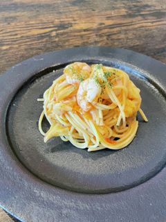 海老とキャベツのトマトクリームパスタ-レシピのメイン写真